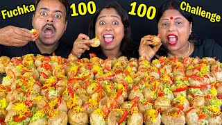 100 FUCHKA EATING CHALLENGE IN 5 MINUTES  PANIPURI  GOLGAPPA EATING CHALLENGE  Indian Eating show [upl. by Grigson556]