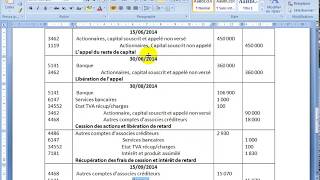 Comptabilité des sociétés S4 partie 24 quot exercice 5 cas dactionnaire défaillant quot [upl. by Adnale]