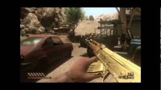 FAR CRY 2  Golden AK 47 quotOLD to NEWquot Glitch [upl. by Inanak818]