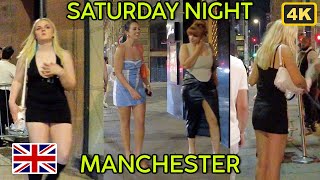 Manchester Walking Tour  Deansgate Road  Nightlife Clubbing June 2023 [upl. by Nnairda]