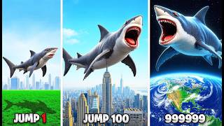 Shark Upgrades With EVERY JUMP In GTA 5 [upl. by Sewellyn]