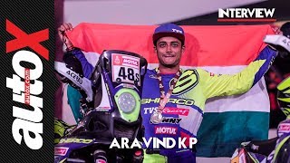 Aravind KP  Sherco TVS  2019 Dakar Rally  Interview  autoX [upl. by Lilla750]