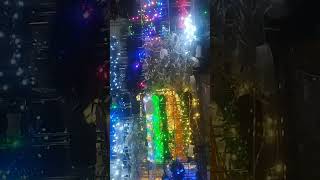 Xmas lights video christmastree satisfaying light christmaslights short shorts [upl. by Rigby765]