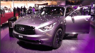 Infiniti QX70S 2015 In detail review walkaround Interior Exterior [upl. by Dnalel]