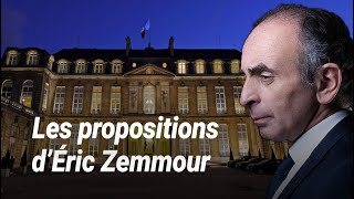 Le programme dEric Zemmour pour lélection présidentielle [upl. by Okramed]