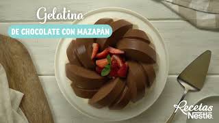 Rica gelatina de choco mazapán [upl. by Nosduh]