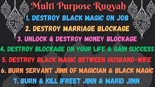 MultiPurpose Ruqyah for Blockage in Marriage Money Life  Black Magic between Husband amp Wife [upl. by Bushore]