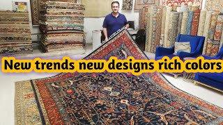 New trends new designs with rich colors in hand knotted carpets  Best carpets for home [upl. by Nitniuq166]