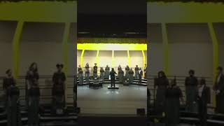 Stockbridge High School Concert Choir  51024  Sanctus ThreePart Mixed singer [upl. by Elok]