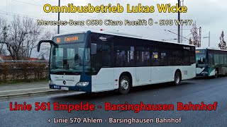 Sound Bus MercedesBenz O530 Citaro Facelift Ü von Omnibusbetrieb Lukas Wicke  SHG WI 77 Voith [upl. by Fisoi]