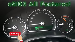 eSID3 Saab 93 Turbo X All Features [upl. by Dammahom]