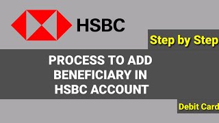 How To Add Beneficiary In HSBC Bank Account  Step by Step Process [upl. by Armillia]