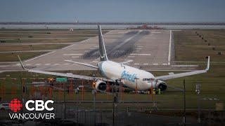 Runway closed after cargo plane skids off tarmac at YVR [upl. by Halian]