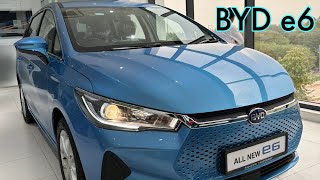 BYD all new e6 review  2023 BYD e6 detail review  BYD new car  Boby yadav [upl. by Langsdon]