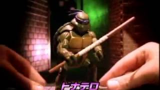 TMNT  Action Figure  Toy TV Commercial  TV Spot  TV Ad  Takara Tommy  JAPAN [upl. by Zora]