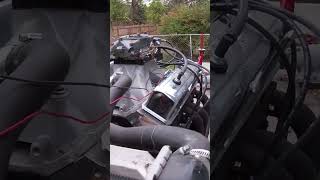 Chevy 383 Engine Run Stand Testing Rev amp Idle [upl. by Puglia716]