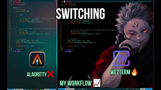 Switch Alacritty To WezTerm 🔥  Simple Customisation  D Code [upl. by Granger]