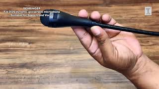 BEHRINGER TA 312S Gooseneck microphone Unboxing [upl. by Nelda657]