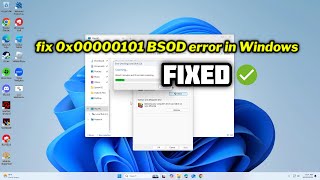 FIXED 0x00000101 BSOD error in Windows [upl. by Jilleen]