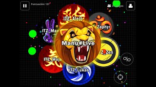 🔥AGARIO LIVE 🔥🔴USE TAG ManuLive🔴 ITZ CLAN  EAST 1 AGARIO MOBILE [upl. by Temhem620]