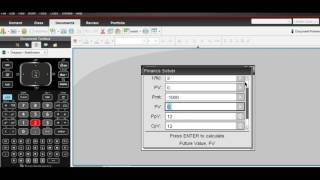 Using TVM on Nspire Calculator [upl. by Eitsim]