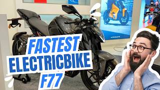 Fastest Electric Bike  Ultraviolette F77 Mach 2  45 Lakhs On Road [upl. by Boyes]