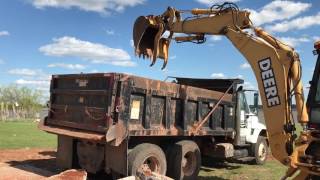 Backhoe Loading Concrete [upl. by Any]