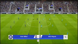 Inter Milan vs Napoli  Serie A  PES 2021  PC Gameplay  4K [upl. by Ronen]