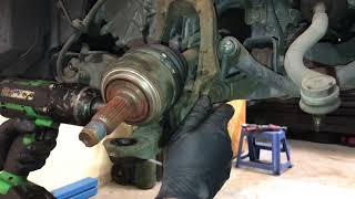 Step by Step How to Replace Axle Shafts [upl. by Ainattirb555]