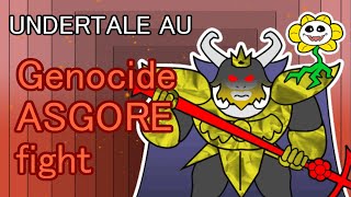 【UNDERTALE AU】Paper Genocide ASGORE fight Gルート アズゴア戦【ペーパーマリオ風】 [upl. by Yves]