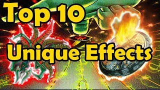 Top 10 Cards With Unique Effects in YuGiOh [upl. by Assed417]