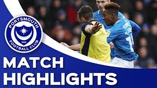 Highlights Portsmouth 20 Scunthorpe United [upl. by Llerroj]