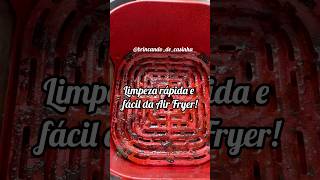 LIMPEZA FÁCIL DA AIR FRYER COM SOMENTE UM PRODUTO shortsvideo [upl. by Alyosha]