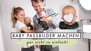 Passbild von unserem Baby machen  MANDA Vlog [upl. by Illehs]