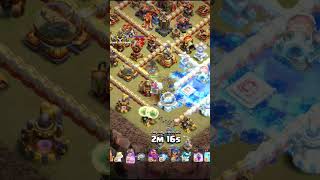 Clash of clans Th16 Attack 💥💫clashofclans coc cocshorts shorts shortsvideo [upl. by Atterual]