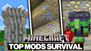 Top 5 Mods que Mejoran el Survival para Minecraft 1152 y 1144 [upl. by Aihpledalihp]