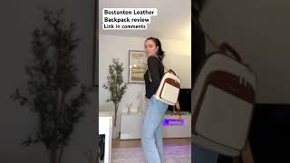 Bostanten Leather backpack review [upl. by Aleris]