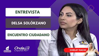 Shirley Radio entrevista Delsa Solórzano sobre primera concentración del candidato Edmundo González [upl. by Ellehcil]