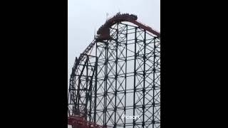 The Big One Blackpool rollercoaster blackpool subscribe fyp fypシ゚viral uk tall [upl. by Hackney199]