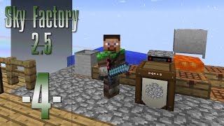 Minecraft  Sky Factory 25  E04  Liquid Cows Tinkers Tools og automatisk cobble HD [upl. by Rasla]