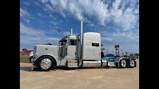 Jacob Prices New Custom Built 2022 Peterbilt Left Lane 389 [upl. by Aihsekan839]