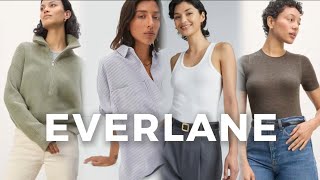 EVERLANE Try On Haul  WalkThrough NorCal Store 2024 [upl. by Odranoel]