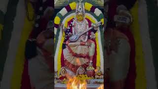 Saraswati Devi Alankar at Navaratri Homa 2024 at Satyaloka [upl. by Suired794]