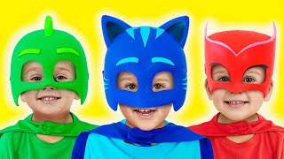 Chris dresses up costumes and help Mom  Kids toys stories [upl. by Keverian]