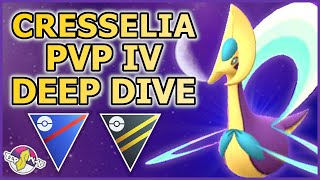 CRESSELIA PVP IV DEEP DIVE  Pokémon GO [upl. by Vary]