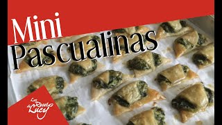 Receta de Pastelillos de Hojaldre con Espinaca y Queso Pascualinas [upl. by Herwig]