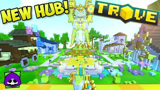 NEW HUB COMING TO TROVE  Trove PTS test server [upl. by Nodnarb]