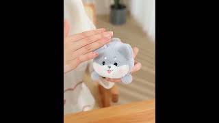 Cute Tail wagging Stringer Plush Toy Cat Toy Childrens Cure Dolls Gifts [upl. by Ahseikan600]