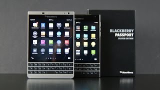 Blackberry Passport Silver Edition Unboxing amp Comparison [upl. by Aloise]