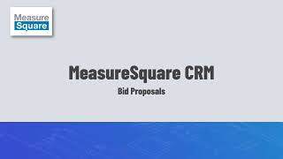 CRM Bid Proposals [upl. by Berkley]